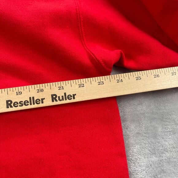 Vintage Oneita Power Sweaters Sweatshirt XL Red Florida Christmas Holiday USA - Picture 6 of 16